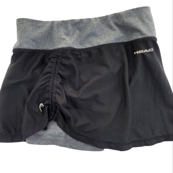 HEAD Active Tennis/Running/Workout Black and Gray Skorts - Picture 7 of 7